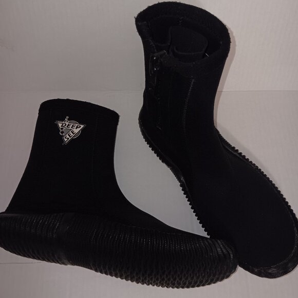 DEEP SEE Shoes - DEEP SEE NEOPRENE ZIP UP SURFING/ SCUBA DIVING BOOTS
